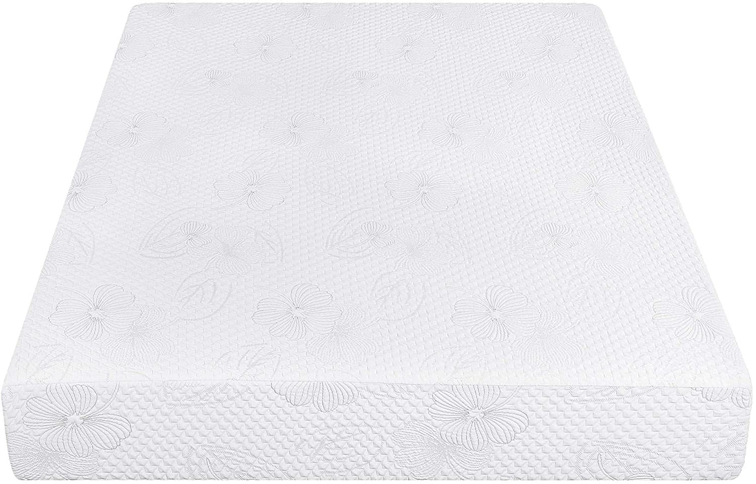 White Plush Full Memory Foam Mattress