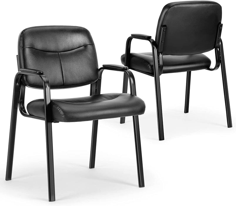 PU Leather Armrest Chairs for Waiting Rooms
