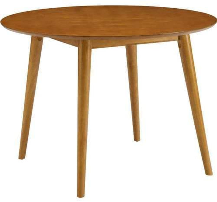 Landon Mid-Century Modern Acorn Wood Dining Table