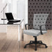 Ergonomic Gray Mesh Office Chair with Armrests