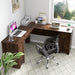 L-Shaped Desk with Storage & Keyboard Tray