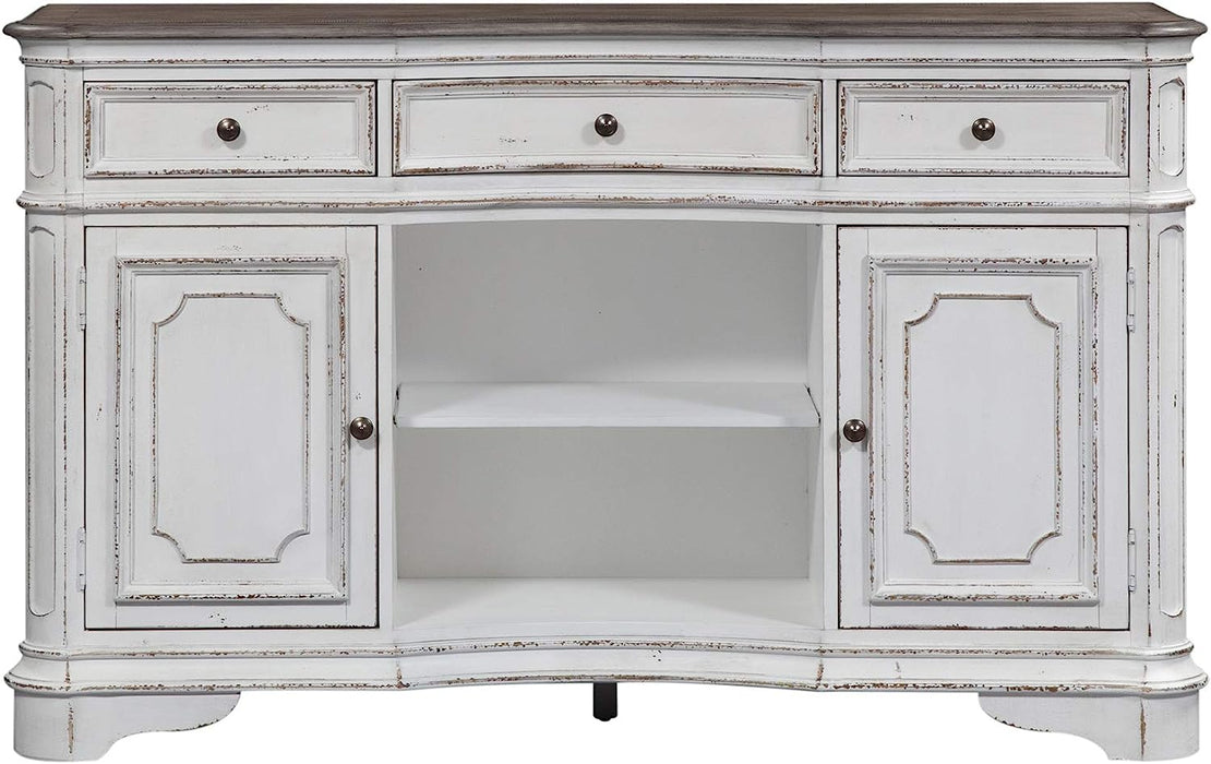 Magnolia Manor Antique White Server