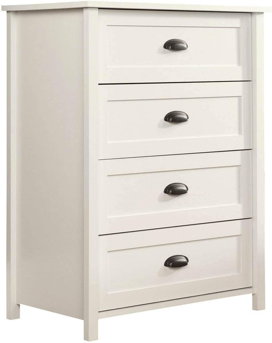 4-Drawer Chest, Soft White Finish