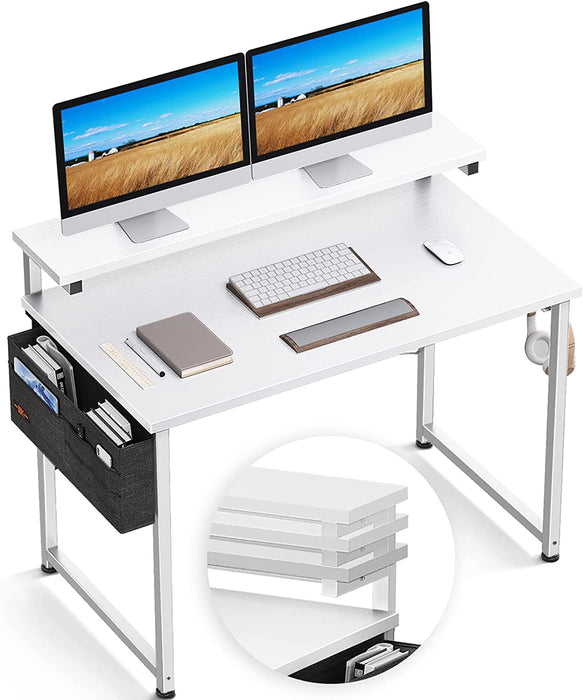 Adjustable Monitor Desk for Home Office