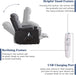 Power Lift Recliner Chair for Elderly, Beige