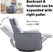 Grey Leathaire Swivel Rocker Recliner with USB Ports