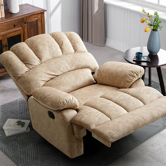 Oversized Lazy Boy Recliner, Beige