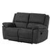 Vourdanman 65.4" Pillow Top Arm Reclining Loveseat with Footrest