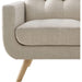 Elena Beige Accent Armchair for Living Room