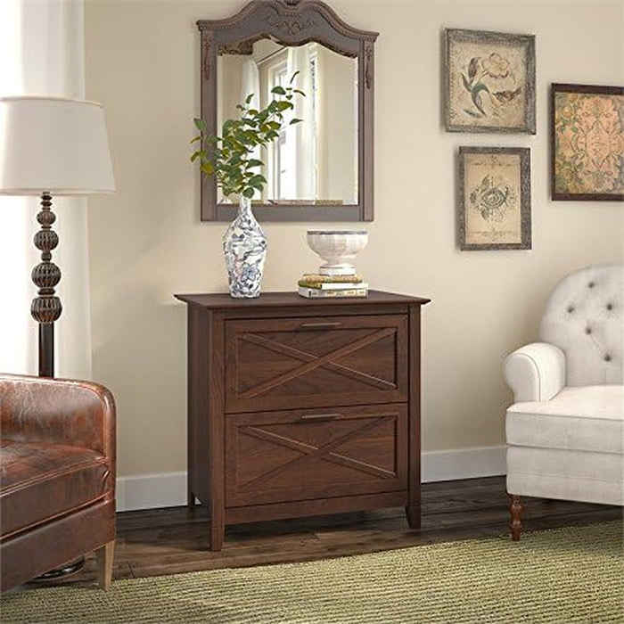 Bing Cherry 2-Drawer File Cabinet in Key West