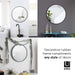 Modern round Rubber Wall Mirror