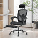 Adjustable High-Back Mesh Office Chair with Footrest