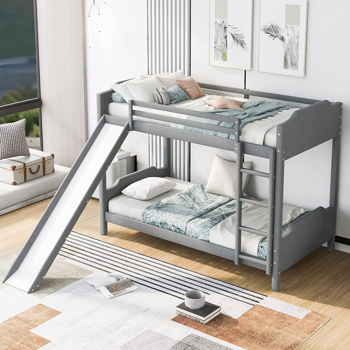 Long Horn Solid Hardwood Bunk Bed, White