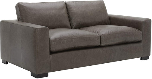 Deep Leather Loveseat Sofa by Amazon Westview