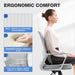 Ergonomic Grey Office Chair with Lumbar Support