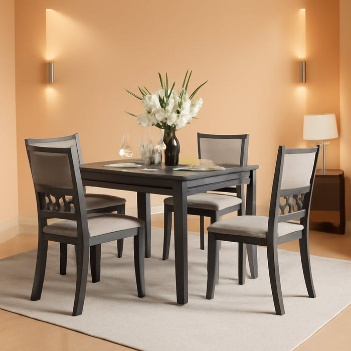 Gia 5-Piece Dining Set with 1 Table and 4 Chairs