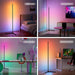 RGB Corner LED Floor Lamp, Modern Minimalist