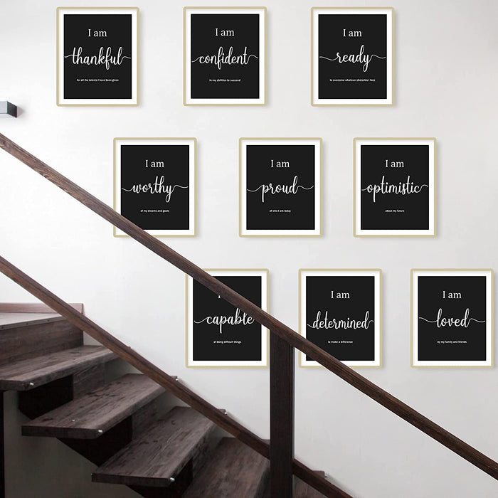 Inspirational Wall Art with Positive Quotes