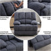 Oversized Rocker Recliner Chair, Grey