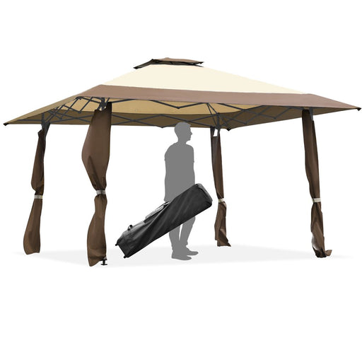 13'X13' Gazebo Canopy Shelter Awning Tent Patio Garden Outdoor Companion