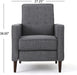 Grey Mid Century Modern Fabric Recliner Set