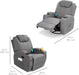 Executive Electric Massage Recliner Chair (Gray)