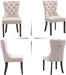 Dining Chairs Set of 6, Velvet Nikki Collection Dining Room Chair Upholstered Modern Luxury