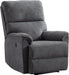 Power Recliner Chair, Electric, Breathable Fabric, Gray