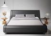 Queen Deluxe Low Profile Upholstered Bed Frame