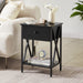 X-Design Nightstands with Bin Drawer Set of 2