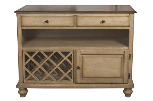 Distressed Creamy Wheat Brook Buffet Server