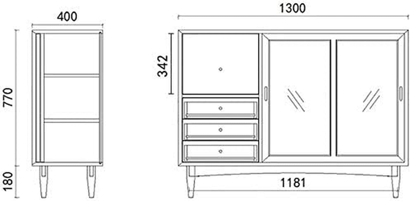 Villa Furniture Sideboard Buffet Storage Cabinet