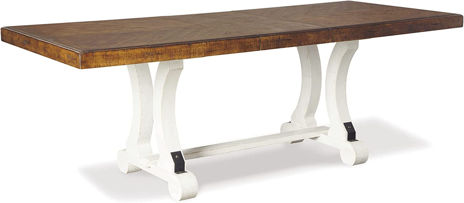 Valebeck Farmhouse Rectangular Extension Dining Table