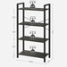 4-Tier Bookshelf for Home or Office