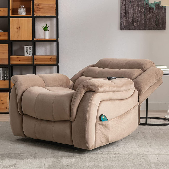 Camel Dual Motor Power Lift Recliner with Massage & Heat