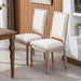 Set of 6 French Country Square Back Upholstered Dining Chairs