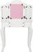 Kids Vanity Table and Chair Set with Mirror