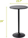 Black Top and Base Bistro High Table