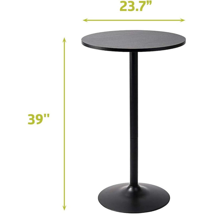 Black Top and Base Bistro High Table