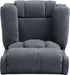 Lindale Massage Recliner, Wood, Charcoal + Black