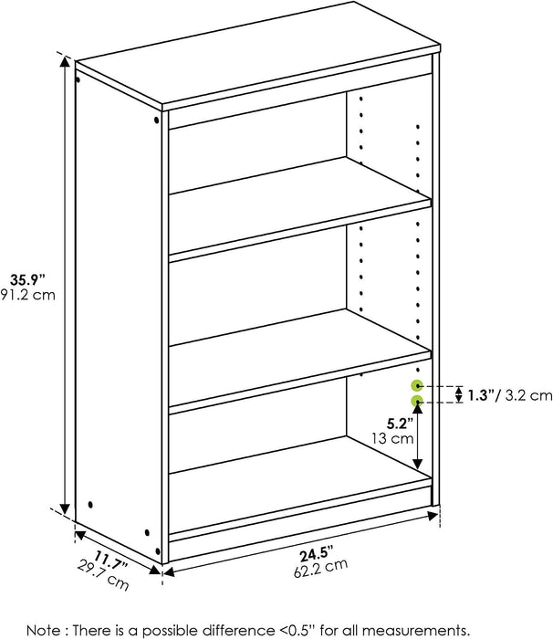 3-Tier Blackwood Bookcases