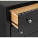 Black Sonoma 6 Drawer Double Dresser