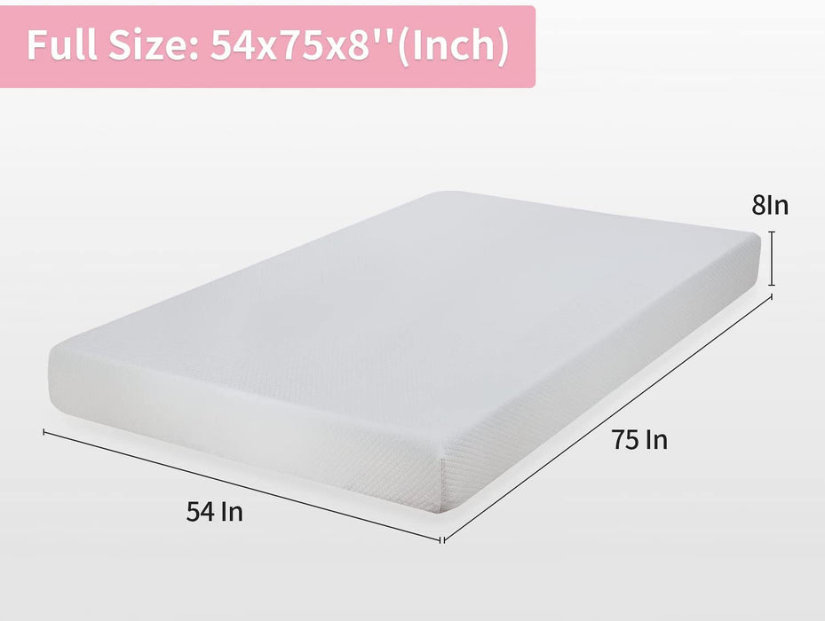 Cool Gel Memory Foam Mattress - 8 Inch