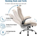 Ergonomic Executive Office Chair with Adjustable Features