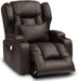 Power Recliner Chair with Heat and Massage, Brown