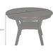 Gray 5-Piece round Dining Set with 1 Table and 4 Chairs