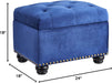 Blue Ottomans from First Hill FHW WFO016BLUE