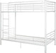 Industrial Twin Bunk Bed, White