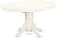 Linen White round Dining Room Table