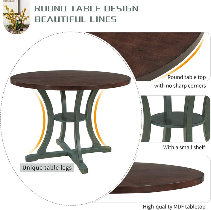 5-Piece round Kitchen Table Set